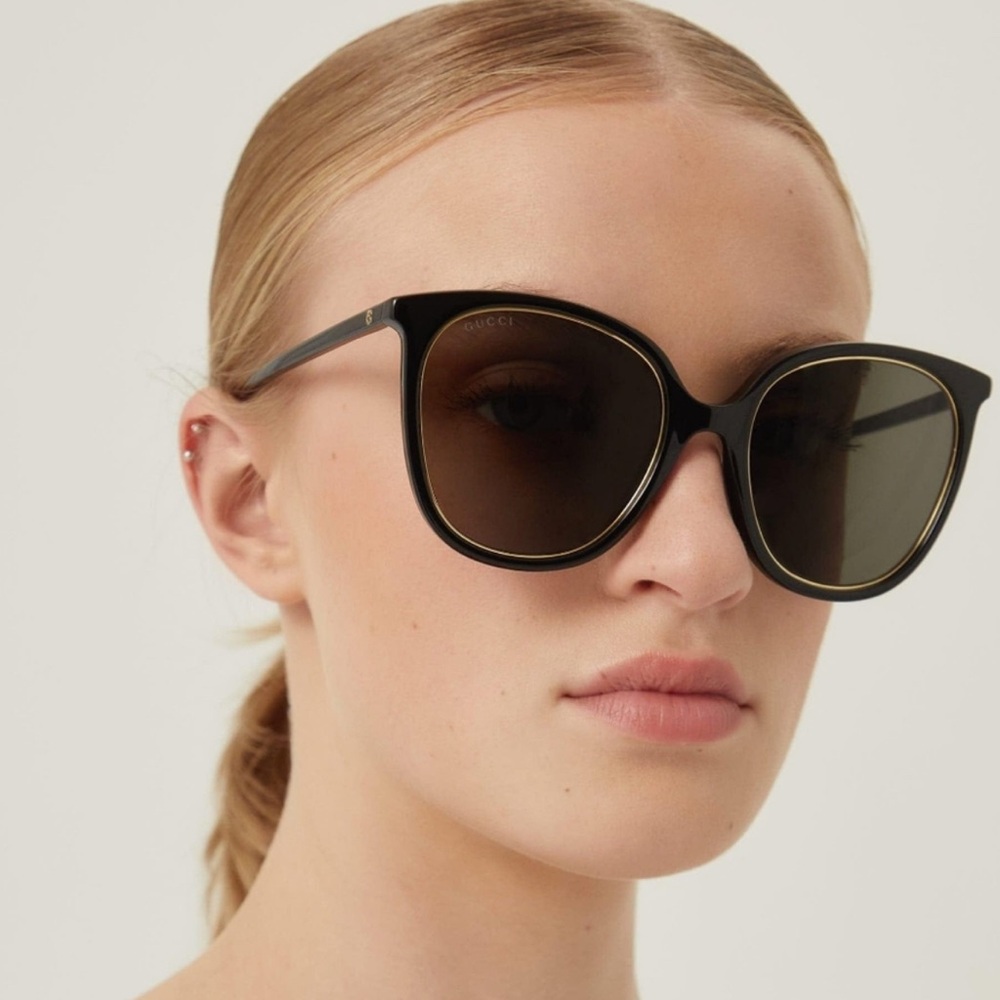 NWT Gucci black/Gold lining GG1076S